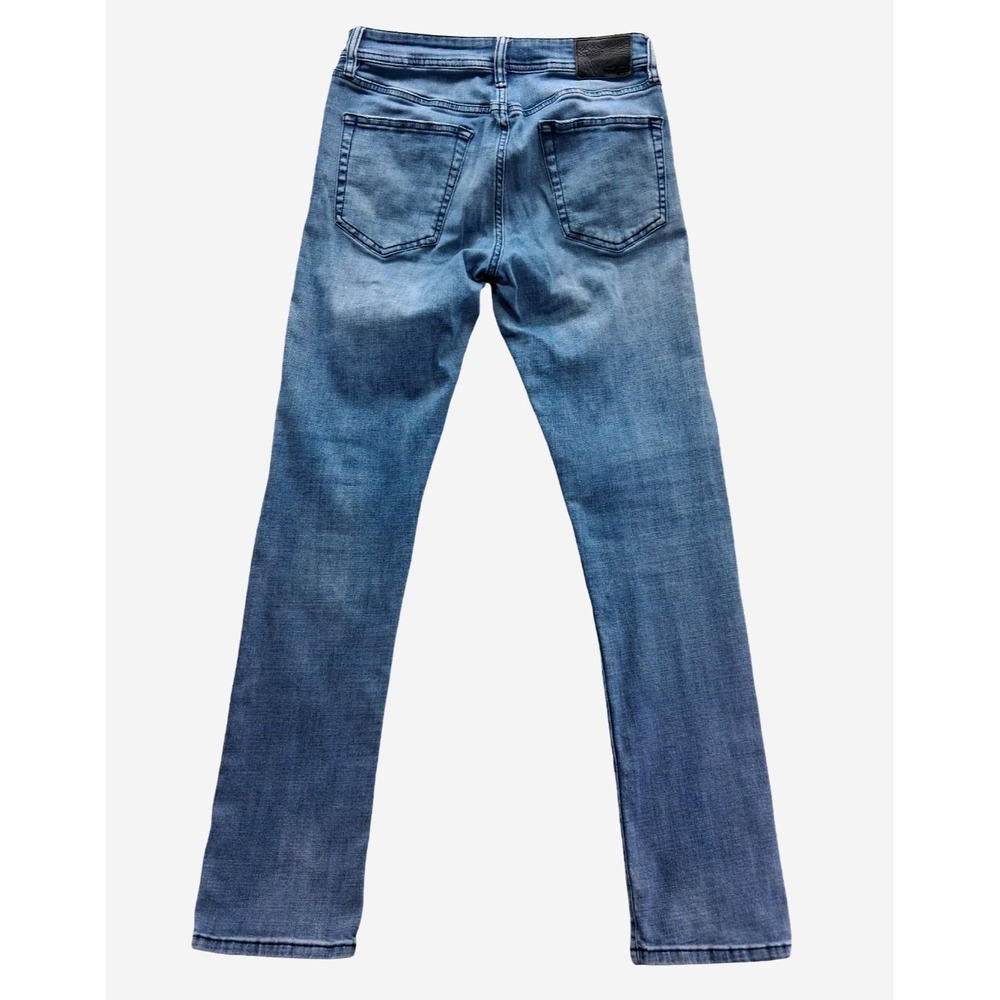 Liverpool Jeans Mens 32x34 Blue Medium Wash Straight Leg Denim Casual Pants - Picture 6 of 9